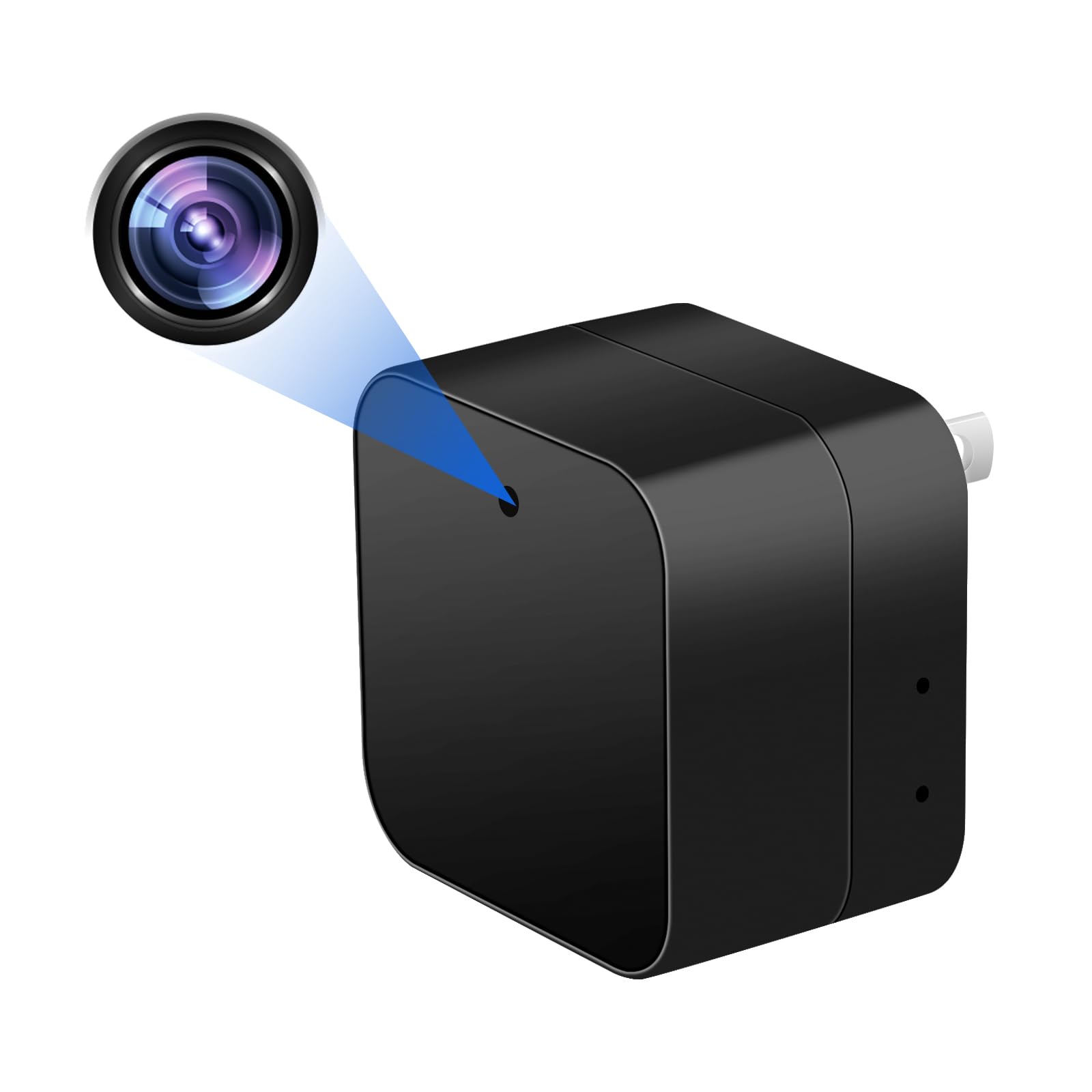 小型カメラ WiFi 隠しカメラ 充電器型 スパイカメラ ACアダプター 小型監視カメラ 1080P 防犯カメラ wifiカメラ 長時間録画 128GB対応 挿すだけ スマホで遠隔監視 動体検知 警報