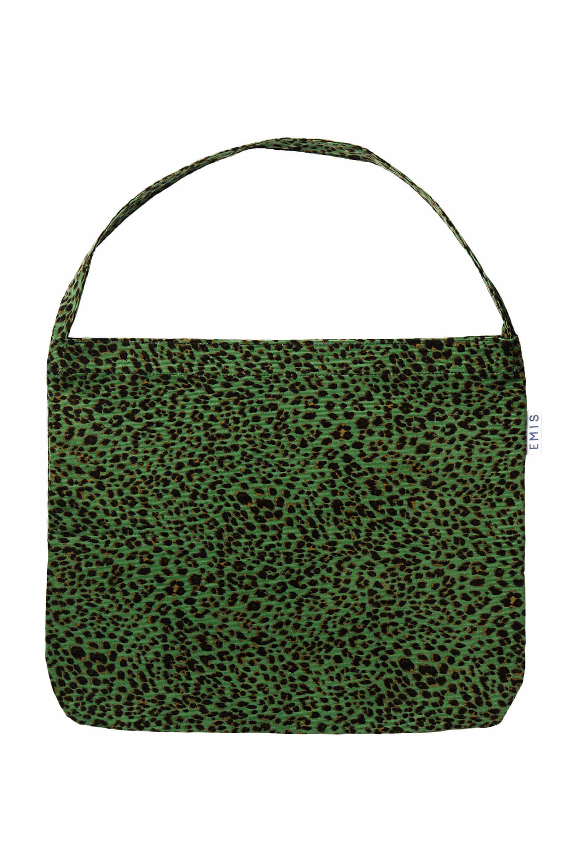【EMIS】 22Y LEOPARD CORDUROY ECO BAG : GREEN