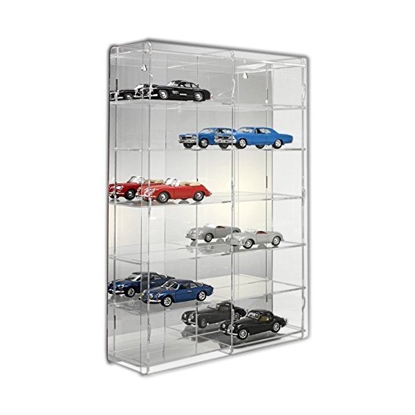 SORA 1/24 Model Car Display Case with mirrored back-panel 並行輸入品