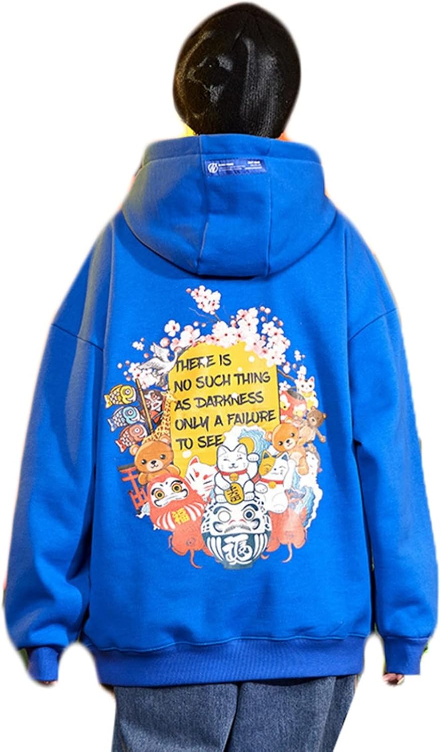 パーカー トレーナー メンズ レディース プリント 原宿風 長袖 カジュアル クール 丈長め ビッグシルエット フード付き 体型パカー トップス プルオーバー ソフト 流行し 通気性 ストレッチ ヒッ