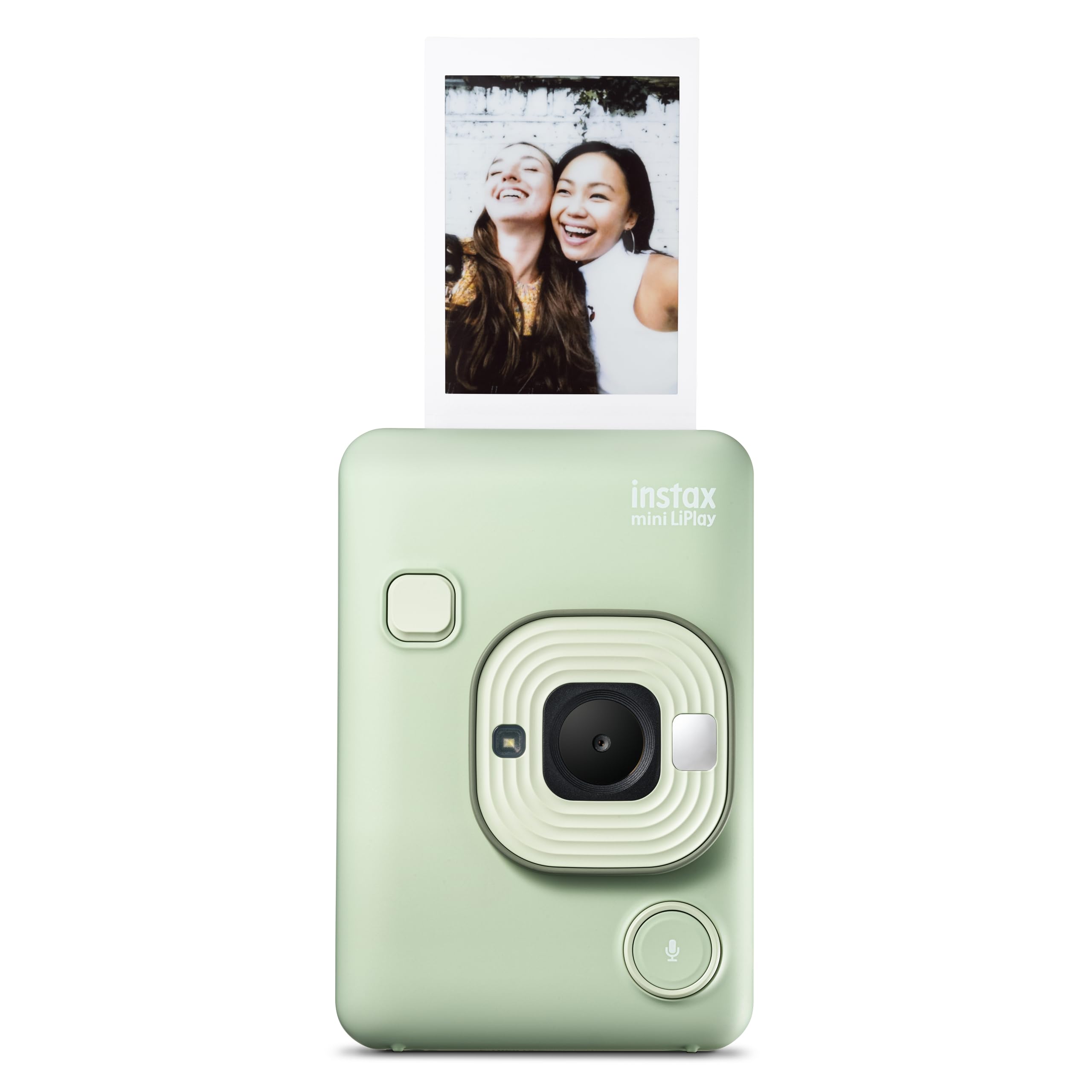 富士フイルム(FUJIFILM) クリスマスプレゼント お年玉ギフト チェキ インスタントカメラ/スマホプリンター instax mini LiPlay グリーン INS LIPLAY C GREEN