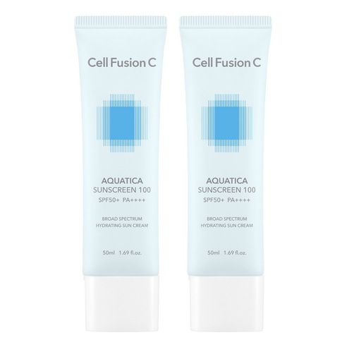 アクアティカサンスクリーン100 SPF50+ PA++++ 50ml 2個 水分補給 鎮静効果