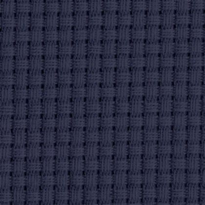 オリムパス NO.5500 刺しゅう布 500cm ジャバクロス細目 反物7 紺