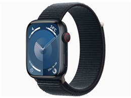 Apple Watch Series 9 GPS+Cellularモデル 45mm MRMF3J/A [ミッドナイトスポーツループ]