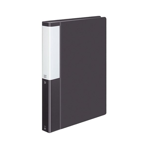 (まとめ) コクヨ クリヤーブック(クリアブック)(POSITY) 固定式 A4タテ 60ポケット 背幅35mm ダークグレー P3ラ-L60NDM 1冊 (×10セット)