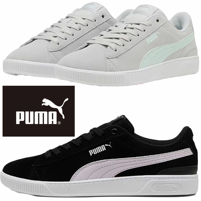 プーマ レディース スニーカー ビッキー v3 ローカット カジュアルシューズ 383023 23 プーマブラック-ライラックフロスト 24 クールライト グレー-ブルー 靴