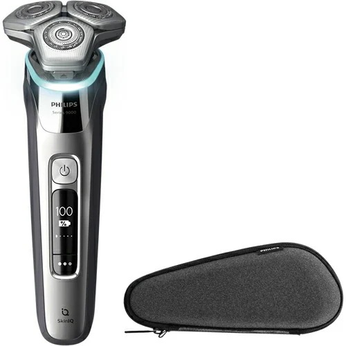 フィリップス【PHILIPS】ウェット＆ドライ電気シェーバー 9000シリーズ クロームシルバー お風呂でも使える スマートフォン対応 PHILIPS-S9985-30【S9985／30】
