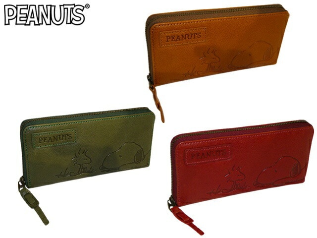 SNOOPY スヌーピー ピーナッツ ラウンドファスナー 束入れ 73053 gemu56