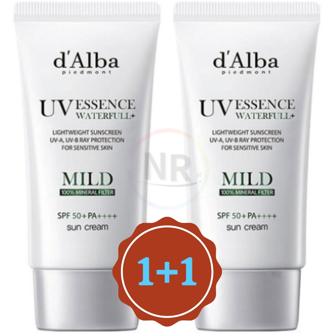 ウォーターフル マイルド 日焼け止めクリーム 50ml (2個)