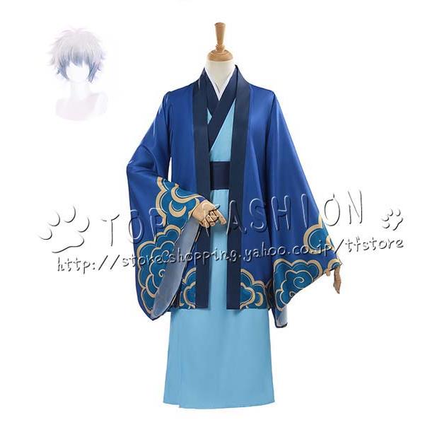 【工場直売 品質保証】銀魂 風 坂田銀時 コスプレ衣装 ウィッグ cosplay コスチューム 変装仮装 ハロウィン クリスマス