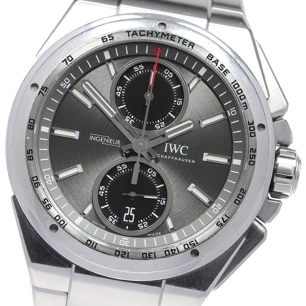 IWC SCHAFFHAUSEN IW378508 インヂュニア クロノグラフレーサー 自動巻き メンズ _849648【中古】