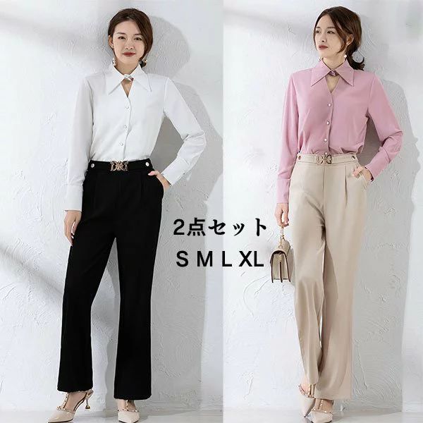 パンツスーツ レディース 40代 おしゃれ 50代 春物 セットアップ 30代 2点セット 秋 結婚式 卒業式 ゆったり フォーマル 大人 上品 通勤 OL 40代 バレンタイン 2025 プレゼント
