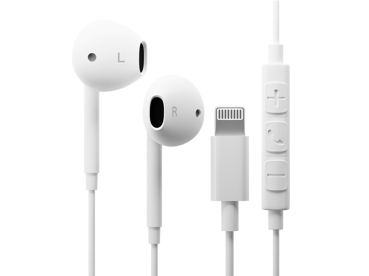 Premium Style PG-SEIE3WH2 [ホワイト]有線 Lightning端子に直接接続するイヤホン