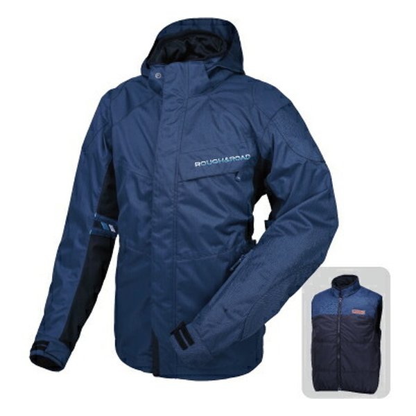 SSFラフパーカーEX ヘリンボーンネイビー Lサイズ RR4010HB-NV3