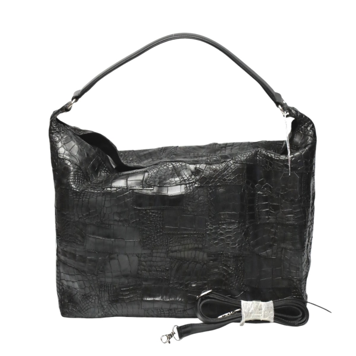 クロコダイルK-11765 マット 訳あり パッチワーク ブラック