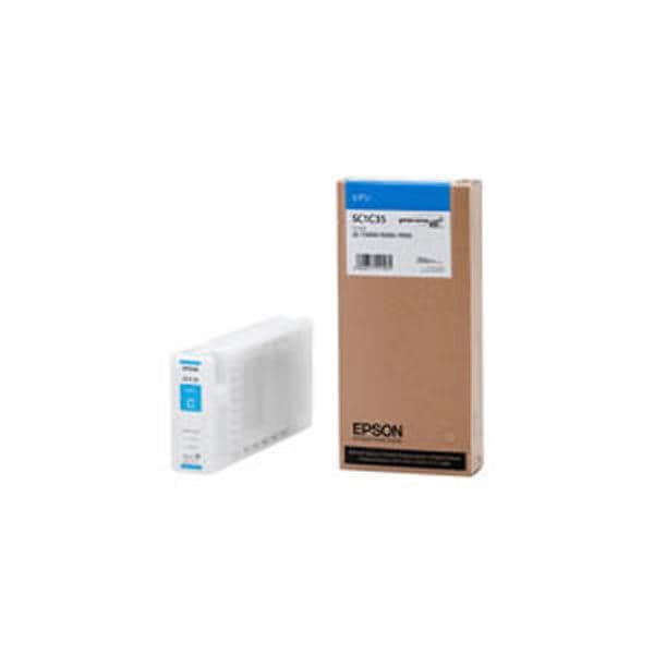 (純正品) EPSON エプソン インクカートリッジ (SC1C35 インクカートリッジ C シアン)