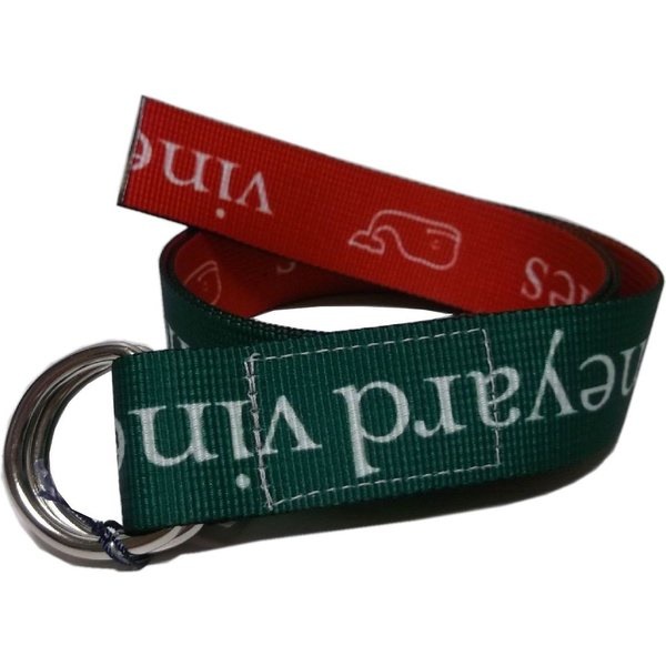 ヴィニヤードヴァインズ リボンベルト グリーン レッド vineyard vines VV4-031