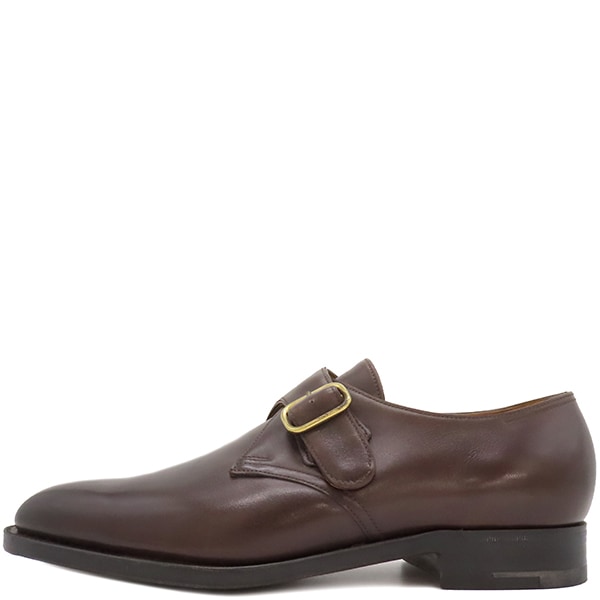 ジョンロブ John Lobb 靴 FOULD フォウルド 8695 レザー ブラウン ＃6E シングルモンク 革靴 本革 茶 【箱】【中古】 55,517円