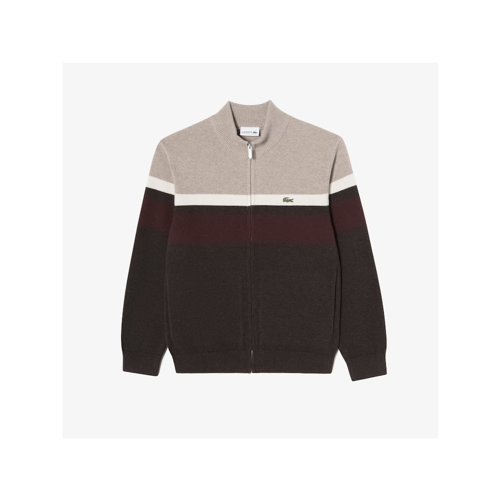 ラコステメンズハイネックカラーブロックカーディガン AH701E-54N SHI Q2NAH701E-54NSHI 27,246円