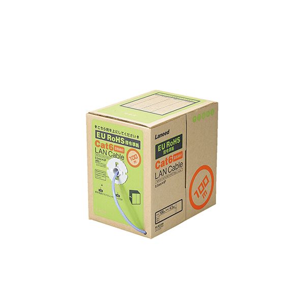 エレコム RoHS対応LANケーブル/CAT6/100m/ブルー/コネクタなし/リレックス LD-CT6/BU100/RS 17,354円