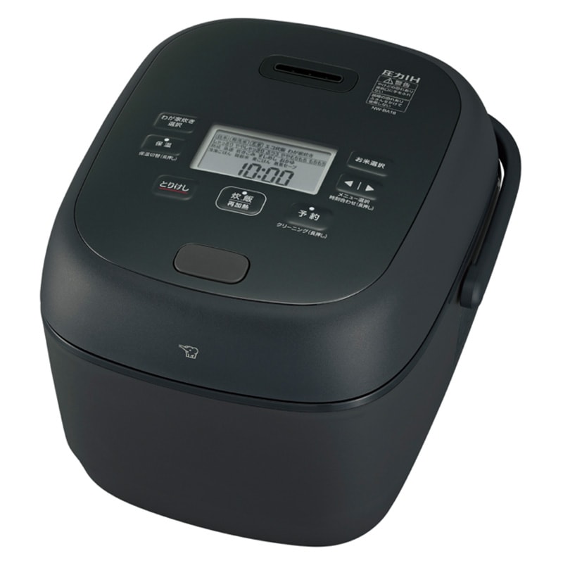 象印 ZOJIRUSHI 極め炊き 圧力IH炊飯ジャー 炊飯器 ブラック NW-BA18-BA 1升