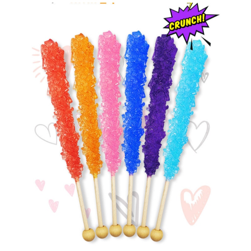 ROCK CANDY/ Fruit-Flavored Lollipop Rock Candy 22g/ASMR