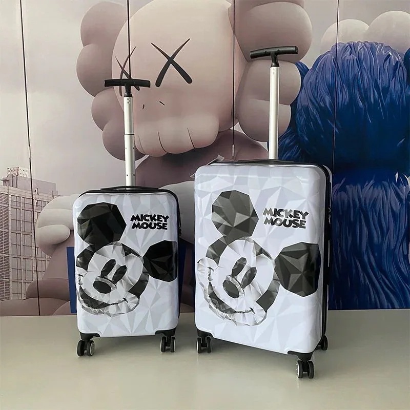 ディズニーミッキー漫画トランク20インチ登ケース静音ユニバーサルホイールインチ暗号ボックス引っ掻き防止ポールボックス