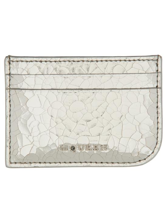 ALEXANDER MCQUEEN Women Wallet 813545 1VTAB1402 SILVER