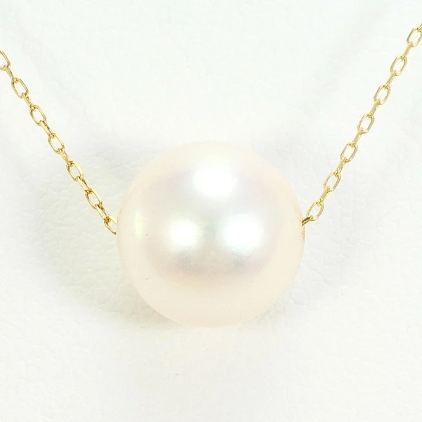 K18 18金 YG イエローゴールド ネックレス パール(真珠) ジュエリー 中古