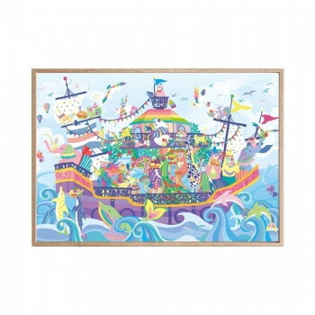 Kayo Horaguchi 船の旅は夢ものせて アートパネル ZKH-53661