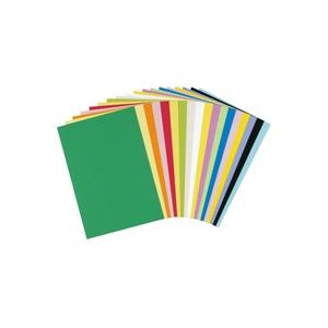 (業務用30セット) 大王製紙 再生色画用紙/工作用紙 (八つ切り 100枚) しらちゃ