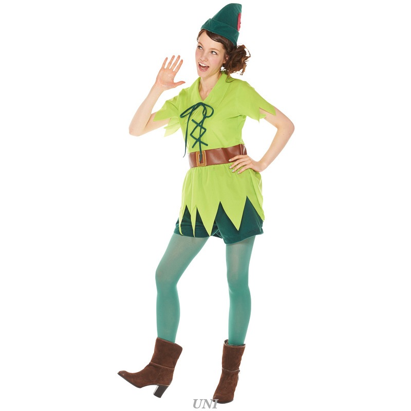 コスプレ 仮装 ピーターパン 女性用 【 コスプレ 衣装 ハロウィン 仮装 コスチューム ディズニー グッズ 正規ライセンス品 おとぎ話 公式 余興 童話 大人用 パーティーグッズ レディース 】