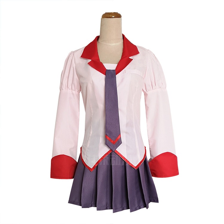 文化祭 ハロウィン コスチューム 制服 JK服 コスプレ衣 化物語（バケモノガタリ）戦場ヶ原ひたぎ スーツ ハロウィン 2025年新作入荷コスプレ