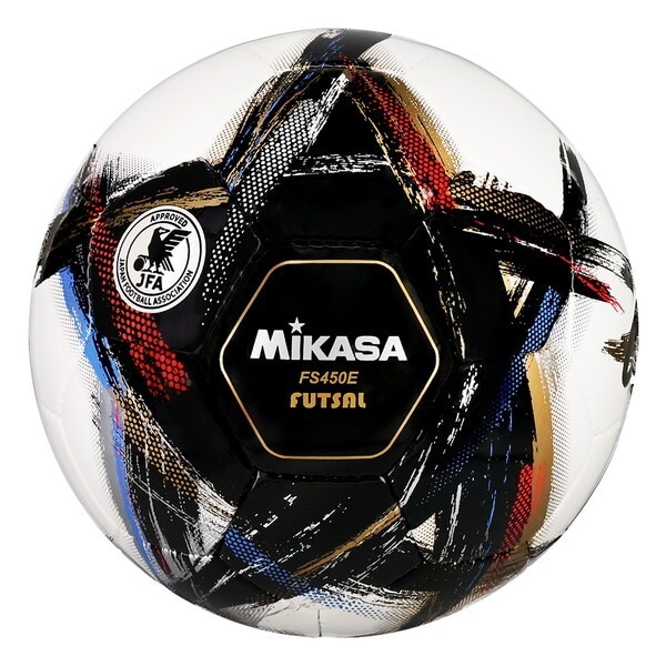 FS450E-BK OrgestA フットサルボール 検定球 4号球 手縫い ブラック