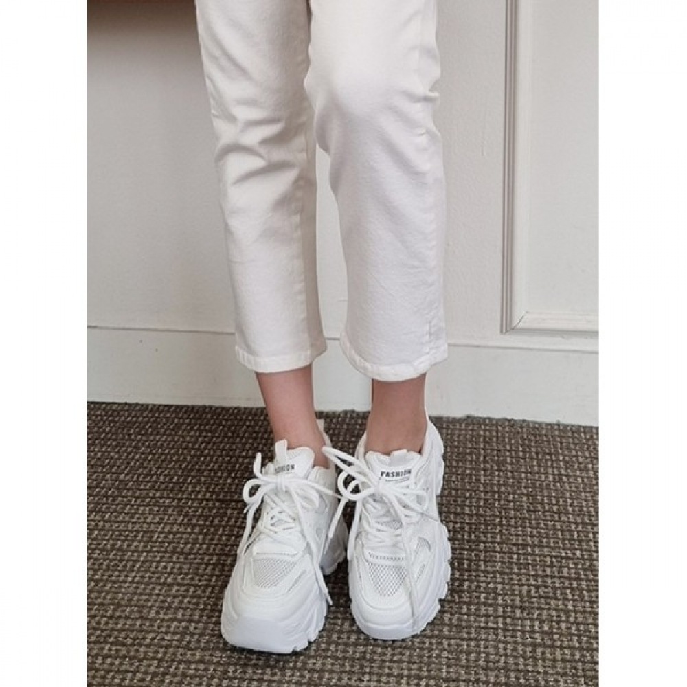 (Ninas Paris) 9cmハイヒールメッシュコンビスニーカー