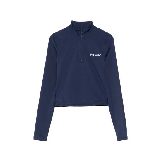 SPORTY & RICH Women Training Tops TO10275326BL DKNAV BLUE