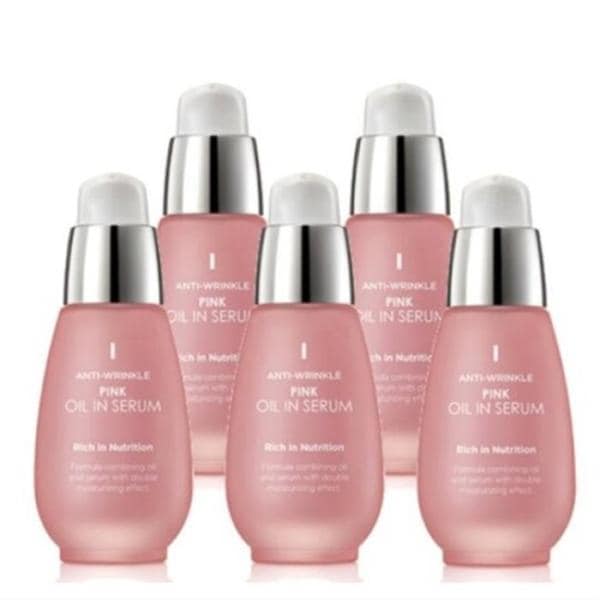 チャムジョン アンチリンクル ピンクオイルセラム 30ML 5本 (贈呈品なくなり次第贈呈終了)