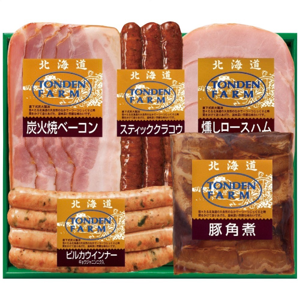 北海道トンデンファームギフト TF-4C 4275-021 肉 ベーコン ウインナー ハム ギフト 詰め合わせ ギフトセット のし無料 内祝い お中元 お歳暮 贈答用 送料無料