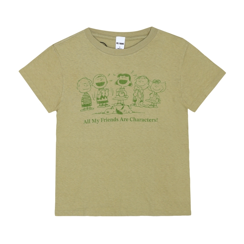 リダン クラシック ピーナッツ ファミリー レディース 半袖Tシャツ 024-02WCGT365