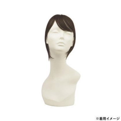 プリシラ 白髪かくしウィッグ 人毛100％ ロング 人毛ダークブラック ST-102-ZBDK