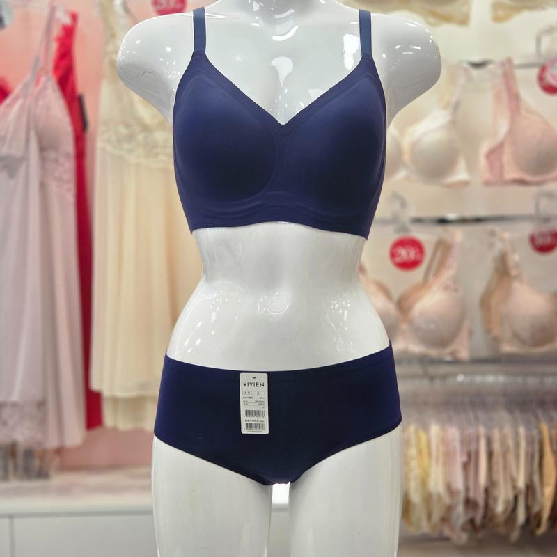 フックタイプ シームレス 퓨징 ブラジャーセット (BR1943A)(BP1943A))