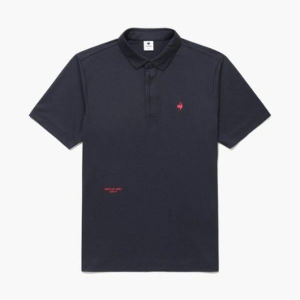 ゴルフ半袖Tシャツ KQF GQ121MTS34-BLCK 男性 ボールド レタリング パフォーマンス 半袖 Tシャツ / BLCK
