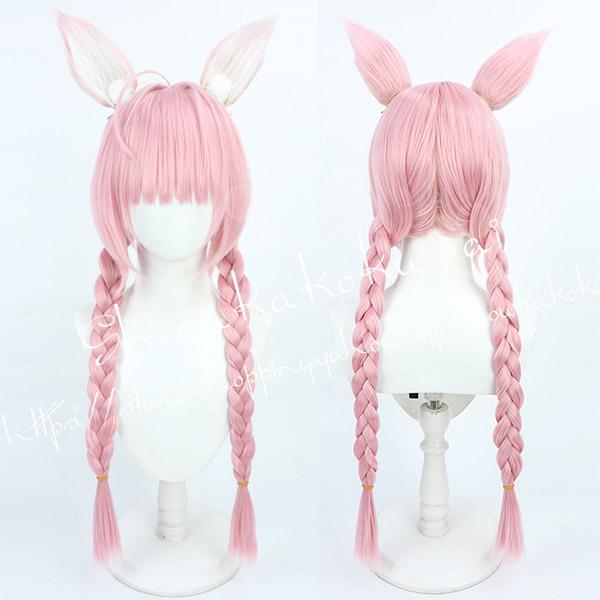コスプレウィッグ バーチャルライバー 風YouTuber VTuber ホロライブ6期生 博衣こより かつら WIG 耐熱 cosplay 仮装 変装 コスチューム-389
