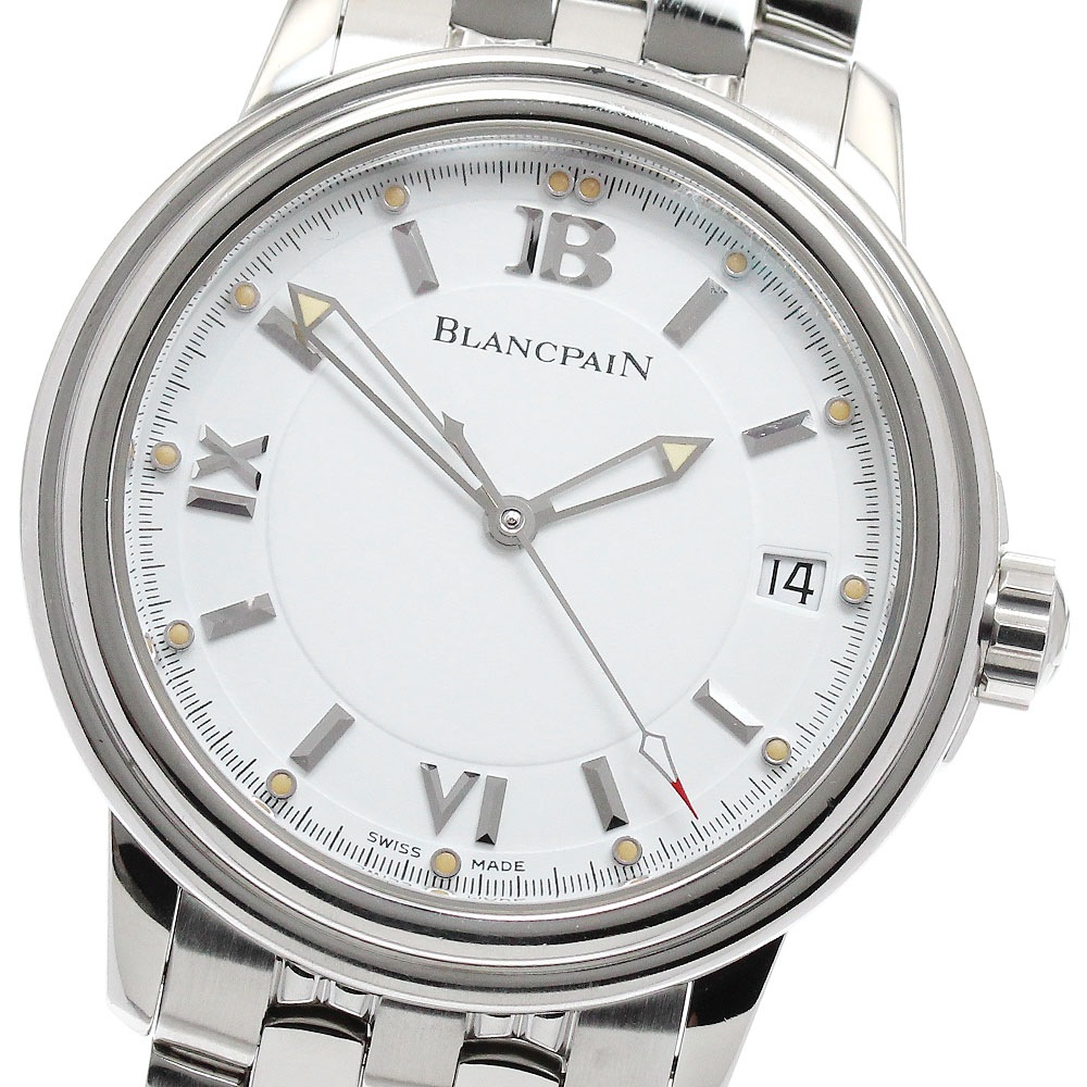 ブランパン Blancpain 2100.1127.11 レマン ウルトラスリム デイト 自動巻き メンズ 保証書付き_900868【中古】 274,275円