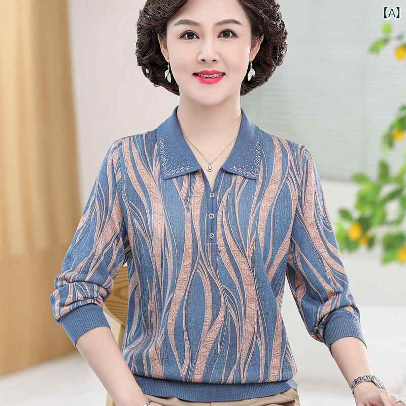 婦人服 レディース シャツ ブラウス トップス エレガント 上品 パンツ ズボン セット シニア ミセス 長袖 春秋 薄手