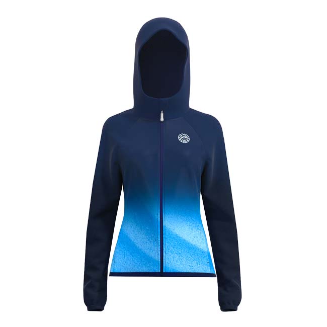 「海外サイズ」BIDI BADU(ビディバドゥ) 2024 SS レディース BEACH SPIRIT ビーチスピリット 長袖ジャケット W1610006-DBLBLダークブルー×ブルー(24y2mテ