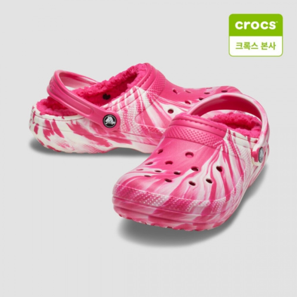 クロックス グロー イン ザ ダーク マーブル クラシック ラインド クロッグ 211051-6ZQ