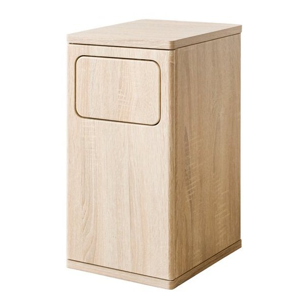 ウッドプッシュダストボックス Empro エンプロー ゴミ箱/20L/ナチュラル DB-480R/ナチュラル