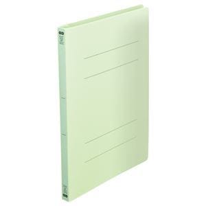 （まとめ） TANOSEE フラットファイル（再生PP） A4タテ 150枚収容 背幅18mm グリーン 1パック（5冊） 5セット 5,149円