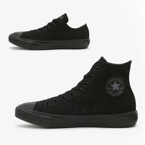オールスター ローカット ハイカット レディース メンズ light ox hi ブラックモノクローム 軽量 スニーカー